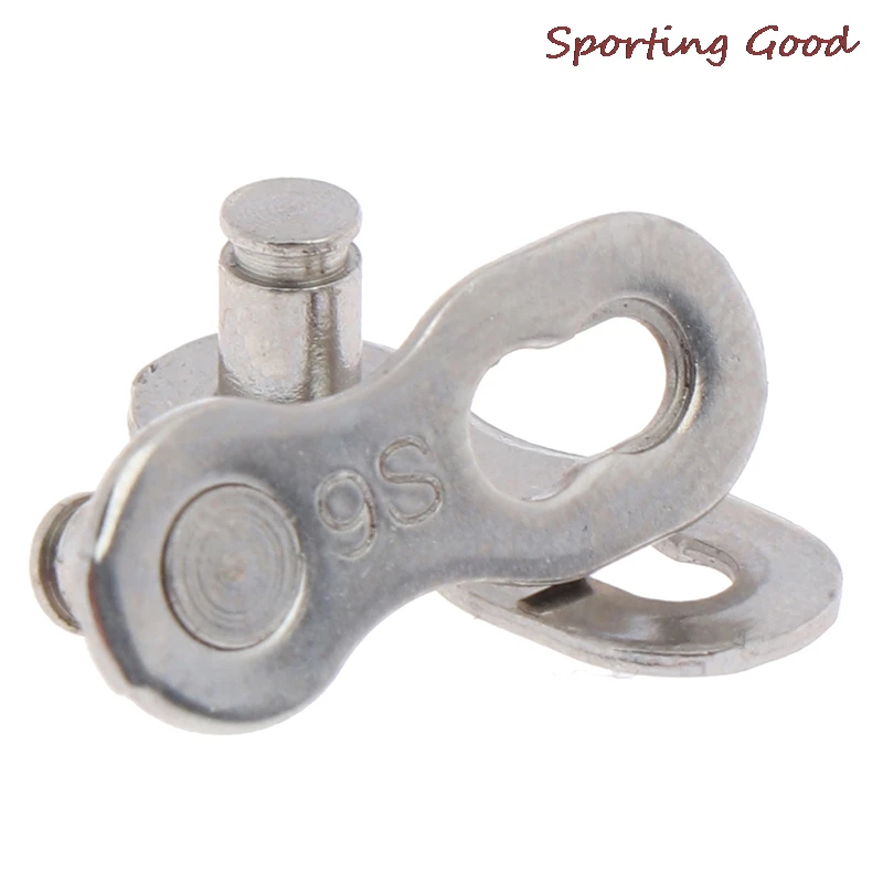 2pcs Stainless Steel Bicycle Chain Link Connector Joints Magic Buttons Speed Quick Master Links Chain Mountain Bike Parts