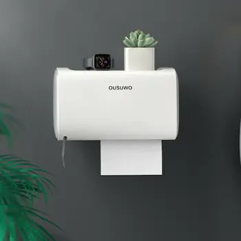

Waterproof Tissue Box Wall-Mounted Bathroom Tissue Dispenser for Multifold Paper Towels Tissue Storage Box with Drawer