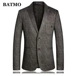 BATMO 2019 Новое поступление осенний высококачественный Повседневный приталенный Блейзер мужские костюмы мужские куртки Большие размеры M-4XL