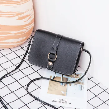 

Luxury Leisure Women's Square Sling Bag New PU Handbag Simple Versatile Female Shoulder Bag Crossbody Bag For Girl Solid Color