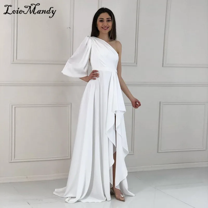 Elegantes Vestidos Con Una Sola Manga De Fiesta Vestidos Elegantes