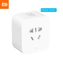 Xiaomi Mijia Smart Socket Bluetooth Gateway Versie Dual Port Usb Wifi Plug Converter Mijia App Controle Smart Home Apparaat