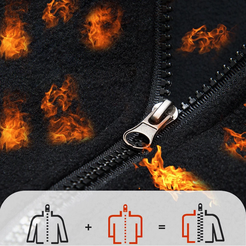 Facecozy зима осень для мужчин и женщин уличная термальная 3 в 1 походная куртка