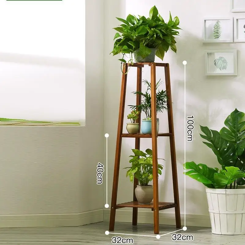 Крытый Escalera Mueble деревянные полки для Жардин Estanteria Para Plantas Dekoration открытый балкон Цветочная полка завод стенд - Цвет: MODEL B