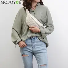 Модная поясная сумка из искусственной кожи, одноцветная Женская поясная сумка, классическая женская сумка через плечо для девочек