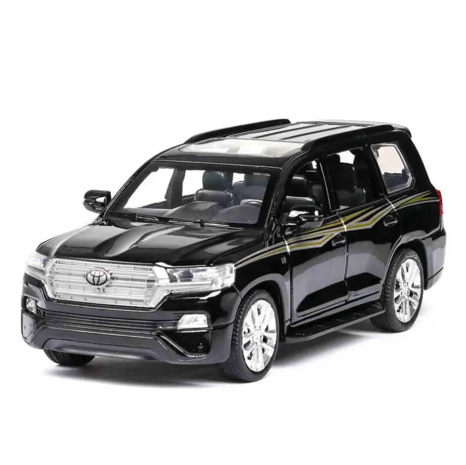 Лидер продаж литые Автомобили 1:32 с колесами игрушки для Toyota orv LAND CRUISER 200