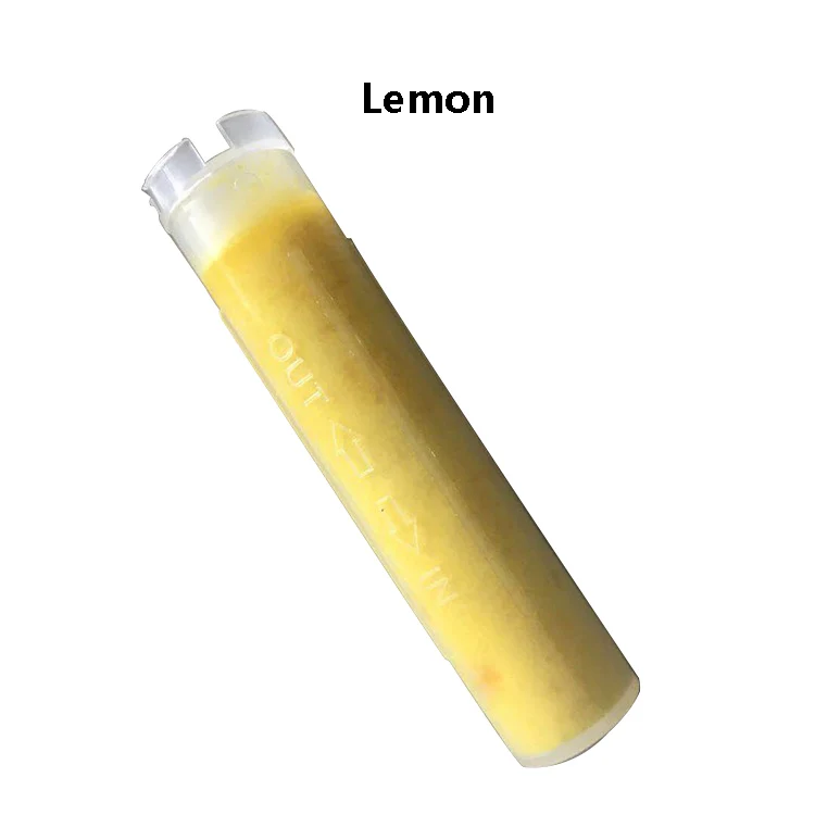 handle filter lemon Чжан Цзи новейшая водотерапия насадка для душа Спа экономия воды три Fuctions Съемная Анионный фильтр умягчитель воды насадка для душа - Цвет: handle filter lemon