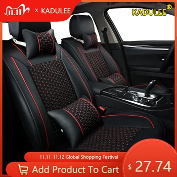 

KADULEE 1 pcs car seat cover For mercedes w124 w245 w212 w169 ml w163 w246 ml w164 cla gla w639 accessories seat covers for cars