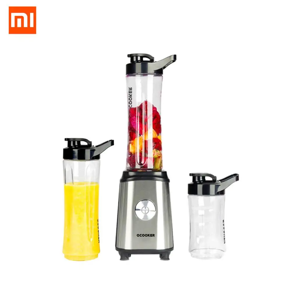 XIAOMI MIJIA QCOOKER CD BL01 Fruit Vegetables blenders Cup Cooking Machine Portable food processor Electric Juicer mixer Kitchen|Juicers| - AliExpress