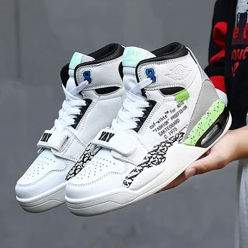 

Men Women Air Cushion Basketball Shoes Tennis Shoes High Top Gym Training Boots Ankle Boots Outdoor Men Sneakers Casual Shoes