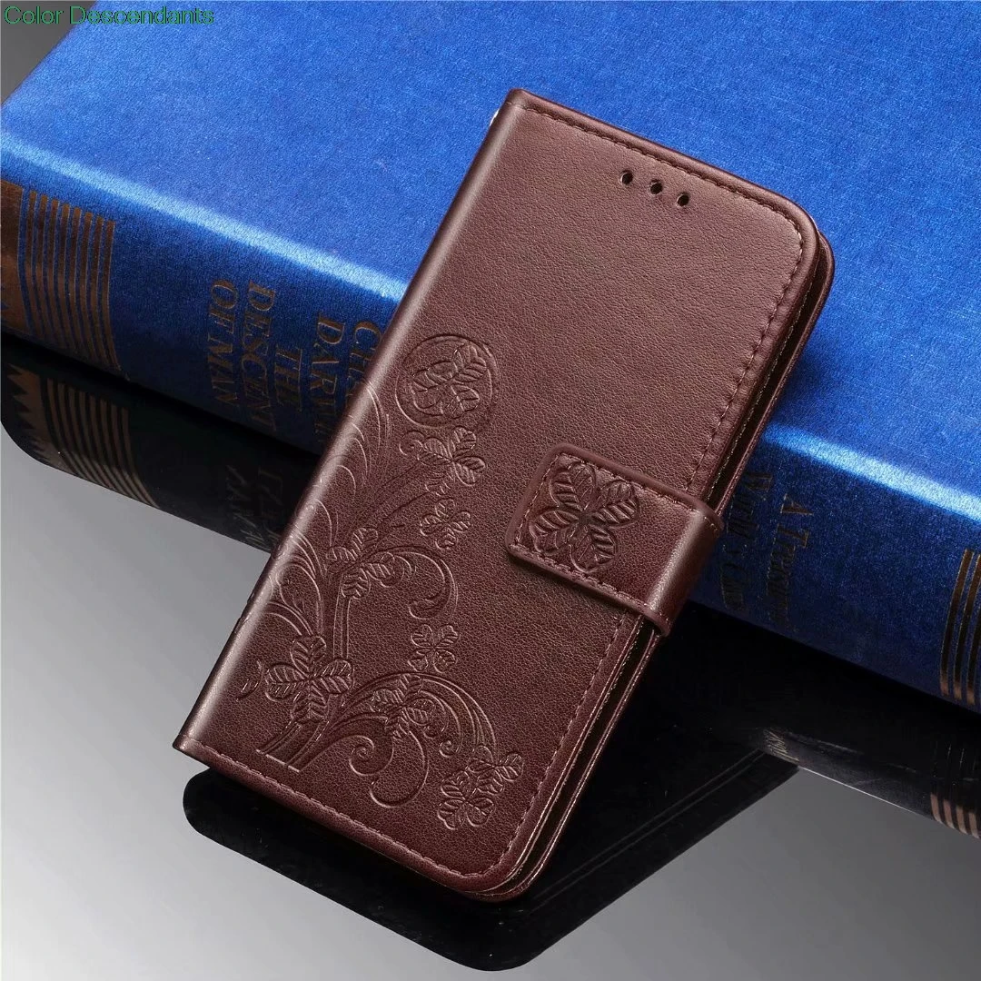 Чехлы для zte Blade V7 LITE V 7 Lucky Four Leaf Leaves Магнитный кошелек из искусственной кожи чехлы для телефонов элегантный чехол для zte Blade V7LITE - Цвет: 4