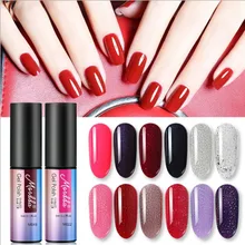 5 мл 60 цветов УФ лак для ногтей гель замочить от УФ лампы краска гель лак Полупостоянный клей для ногтей маникюрный лак