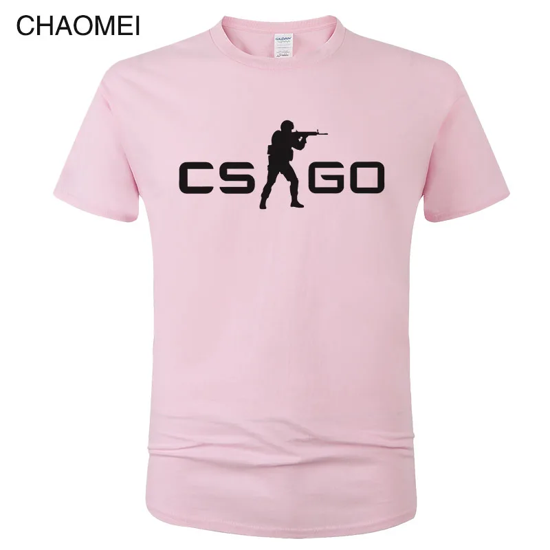 Игра CS GO Футболка мужская летняя футболка csgo высокое качество мужские футболки, брендовая одежда хип хоп топы Homme футболка C105 - Цвет: 3