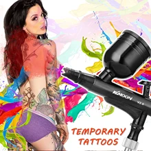 KKmoon гравитационная подача двойного действия Аэрограф набор 0,3 мм триггер распылитель машина для художественного ремесла распыления краски хобби модель