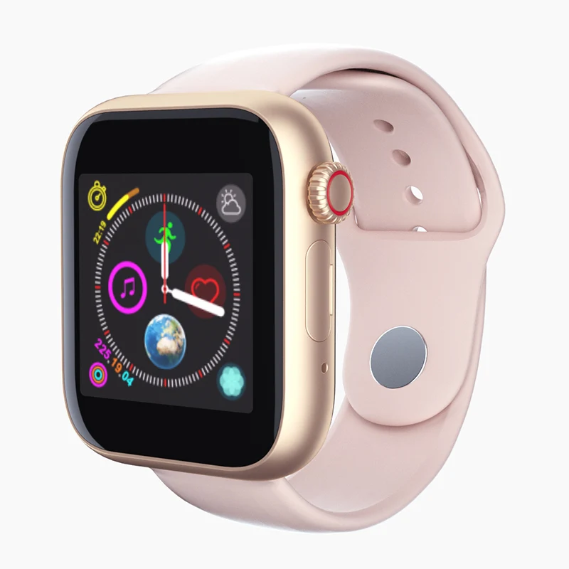 696 Z6 Смарт часы для мужчин для Android телефон Apple Watch Поддержка 2G Sim TF карта 2.0MP камера Bluetooth Smartwatch для женщин 230 мАч - Цвет: gold pink