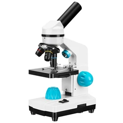 100-2000X Magnification Student Scientific Experiment Biological Microscope Children's Science Experiment Biological Microscope