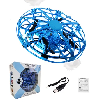 

Mini Drone UFO Toys Infrared Sensing Control Hand Flying Aircraft Anti-collision Hand-operated Quadcopter Induction Toy Drone
