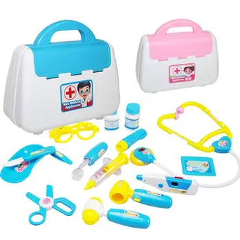 

Kids Pretend Doctor's Medical Playing Set Case Education Kit Role Play Toy Gift know more about doctor some medical knowledge