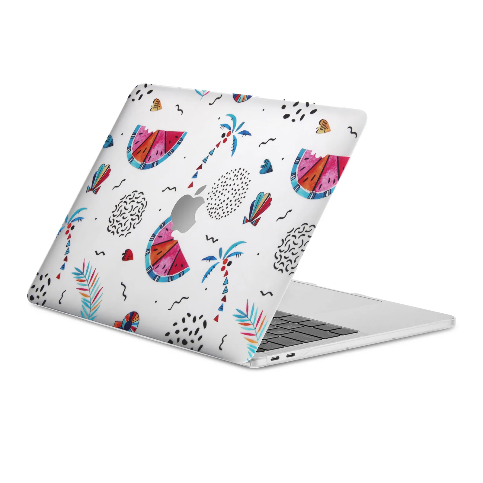Чехол для ноутбука с 3D принтом для MacBook Air Pro retina 11 12 13 15 дюймов с сенсорной панелью, чехол+ прозрачная крышка для клавиатуры