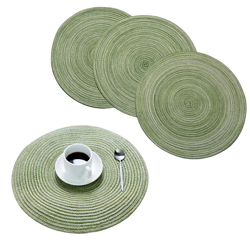 

4 Pieces of Placemats Heat-Resistant Non-Slip Anti-Scald Washable Placemats