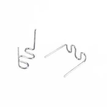 

100pcs for Welder Silver Pre-cut Staples Flat Hot Staples Plastic Stapler Repair