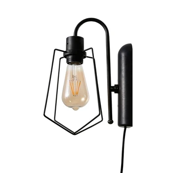 

Wall lamp "Compact" 1x40W E27 black 28x18x33 cm. 4200453