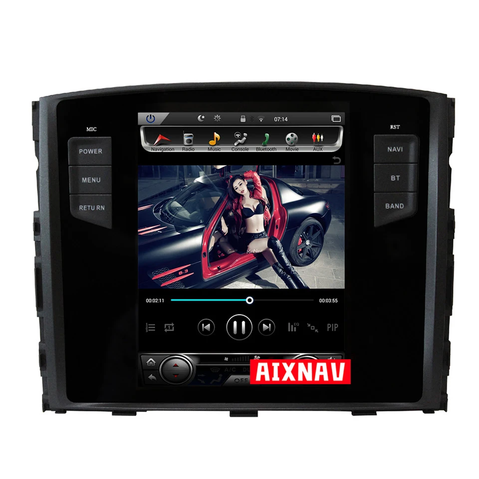 Clearance 2 Din Car Radio HD Touch Screen Bluetooth Multimedia Player USB GPS Navigator Autoradio Backup Monitor for Mitsubishi Pajero 5
