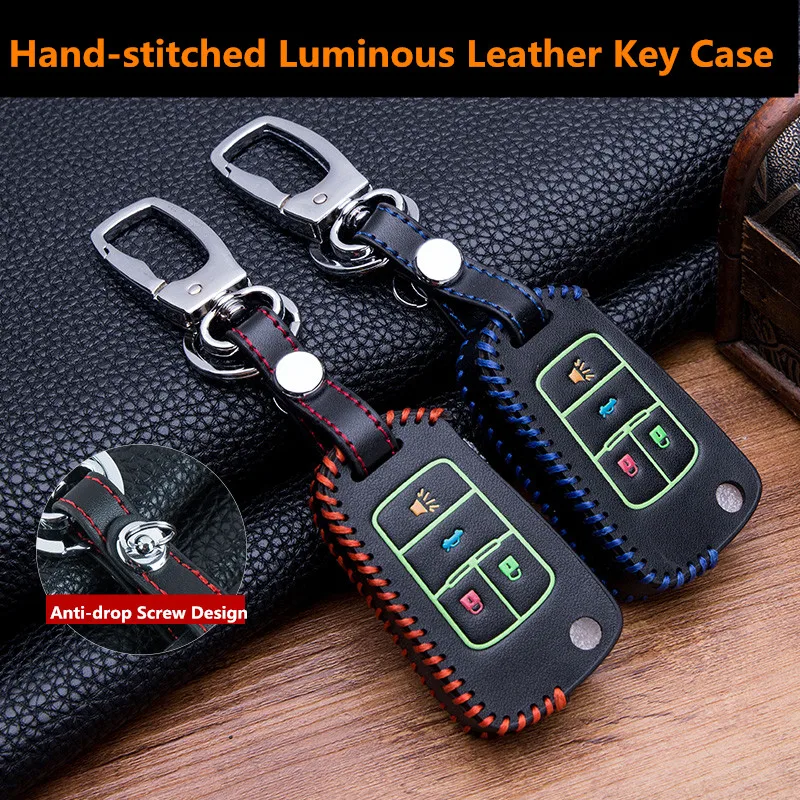 Luminous-Car-Leather-key-cases-sets-key-bags-fit-for-Buick-for-Chevrolet-Cruze-For-OPEL