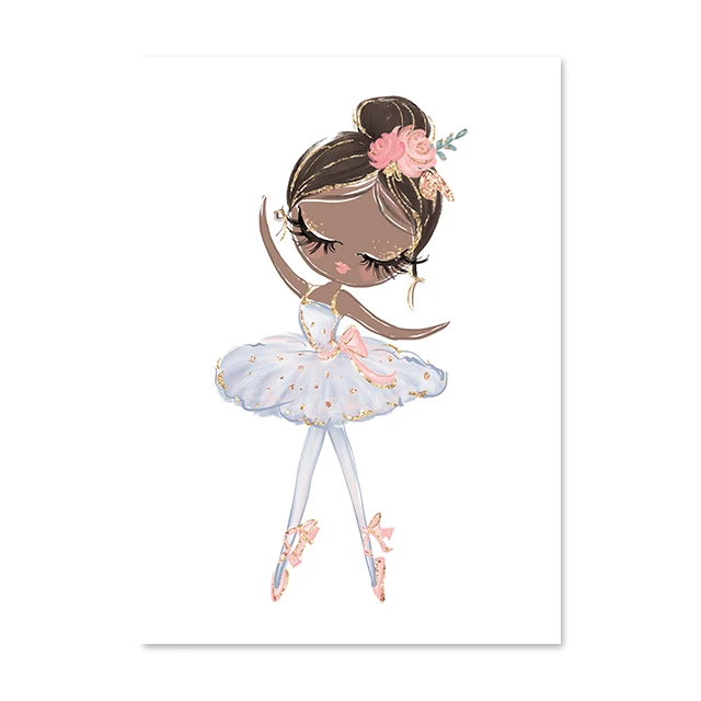 Little-Princess-Ballerina-Canvas-Poster-Pink-Swan-Print-Painting-Nursery-Wall-Art-Posters-Ballet-Girl-Picture (7)