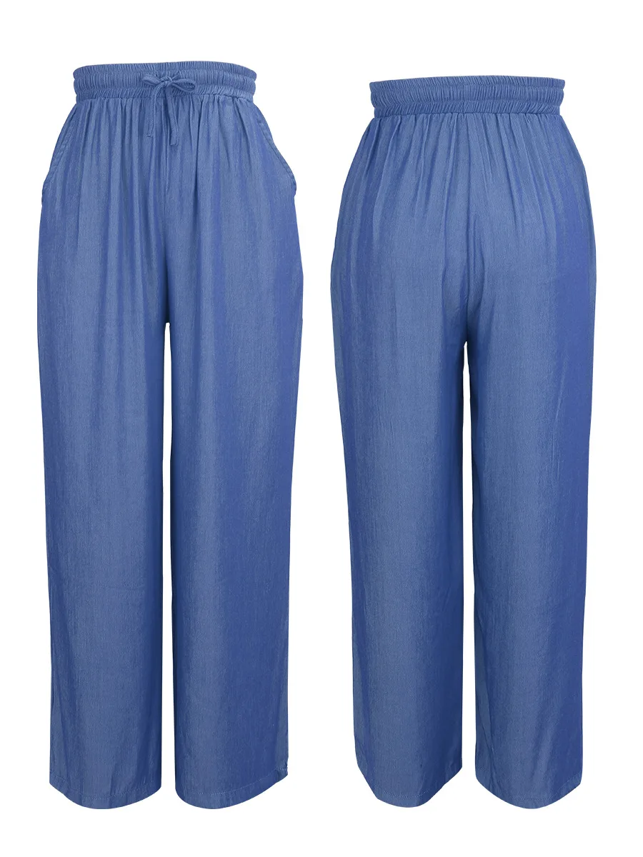 Pdfmily Для женщин однотонный просторный Повседневный брюки прямые брюки шнурок карман три Цвета брюки Для женщин модные осенне-зимние штаны