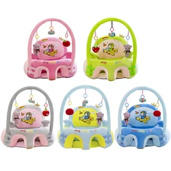 Housse de siège de dessin animé pour bébé, siège de sécurité pour bébé, Support d'alimentation, chaise d'apprentissage, petit canapé en peluche, jouets (sans coton) 