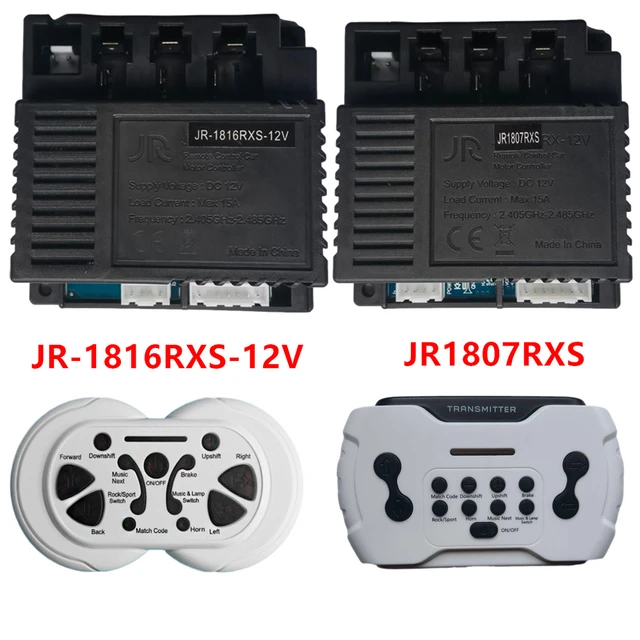 Récepteur HY2005RX-24V – Compatible Bluetooth 2,4G – Prise 7 Broches – Pour Voiture électrique Enfant – Options Complètes