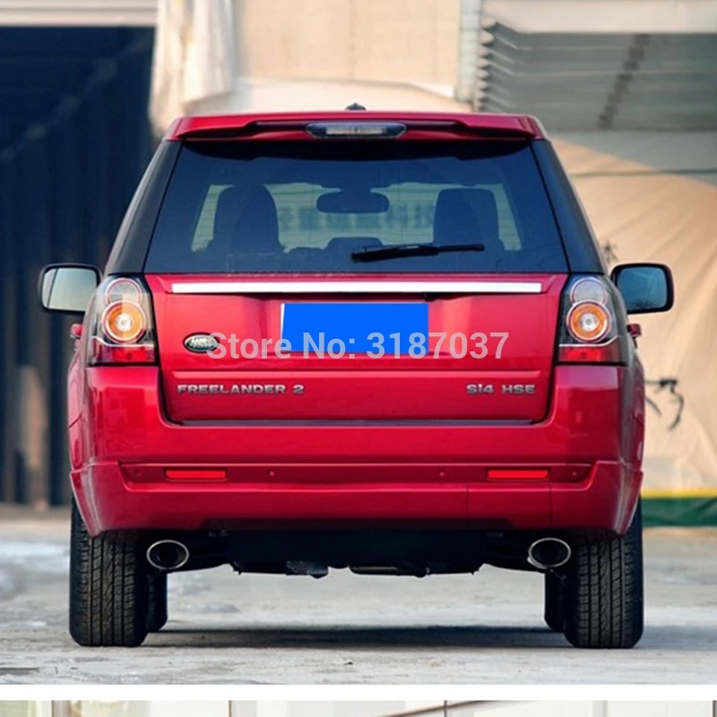 2007 2015 лет для Land Rover Freelander 2 АБС пластик Неокрашенный задний спойлер на крыло крышу