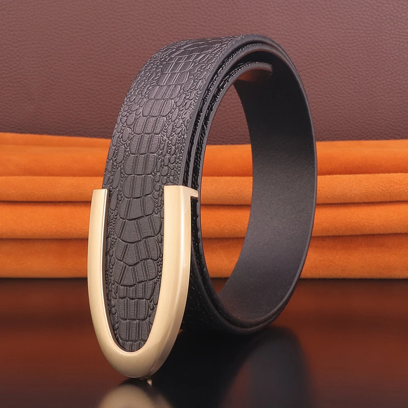 

High Quality C letter belts men slide buckle Girdle 3.8 Wide cowhide genuine leather classic luxury brand cintos masculinos