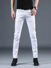  2022 new arrival four seasons jeans men fashion elasticity men's jeans male cotton jeans pants,blue white black size 28-36 
