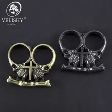 

Two Finger Brass Knucles Self-Defense Ring With Click Aot 4in1 Ait Boxer Hexagon Rings For Men Women Puller Knuckles Chain Bulk