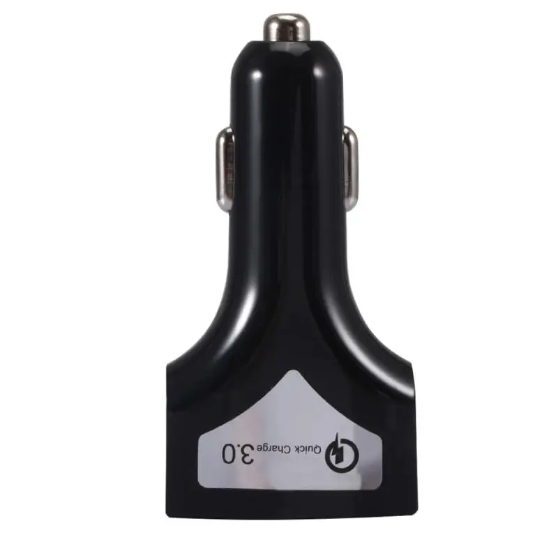 Универсальное автомобильное зарядное устройство светодиодный QC3.0 двойной USB быстрое зарядное устройство двойной порт выход быстрое зарядное устройство Автомобильное USB гнездо адаптер