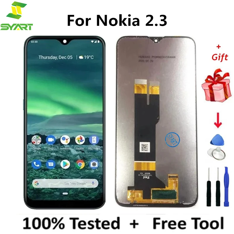 

6.2" Screen For Nokia 2.3 Lcd Display Digitizer Assembly+Tools 720*1520 parts For Nokia 2.3 Touch Screen
