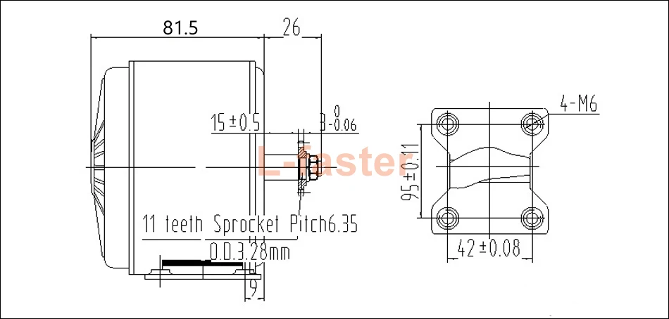 Jx 250W motor -5-950