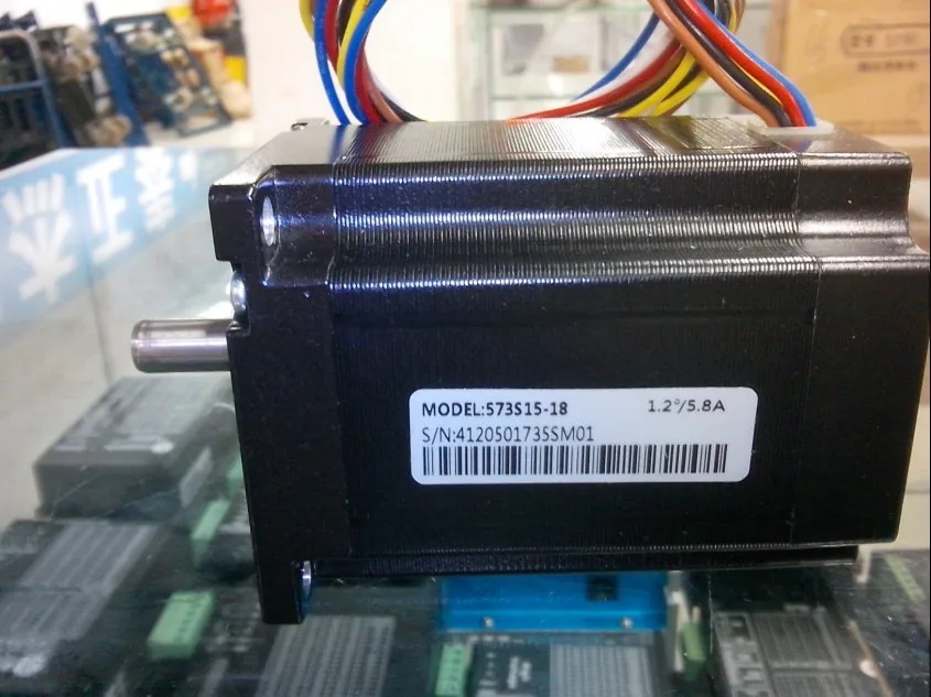 

Free shipping Leadshine 3-phase hybrid stepper motor NEMA 23 573S15 use 6 motor leads Current /phase 5.8A Holding Torque 1.5N