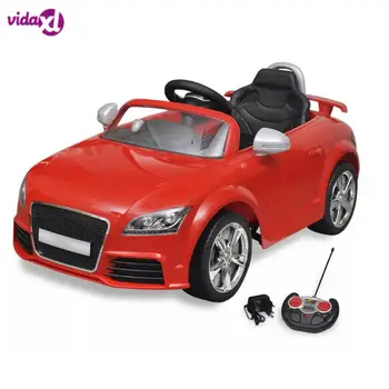 

vidaXL Children's electric car Child Toy Audi TT RS sporty style red with remote control Children Toys Rechargeable easy drive