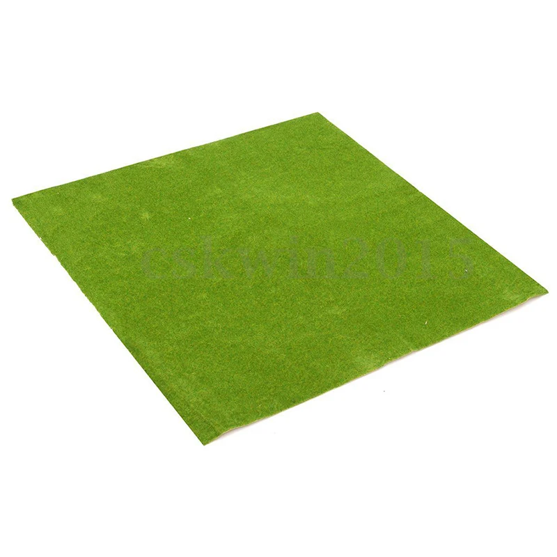 

50x50cm Landscape Grass Mat Model Train Adhesive Paper Scenery Layout Lawn