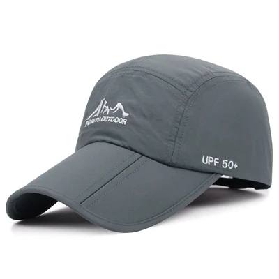 Men Women Fishing Cap Foldable Unisex Baseball Cap Men Baseball Hat For Women Outdoor Ultra-Thin UPF50 Waterproof Hat One Size