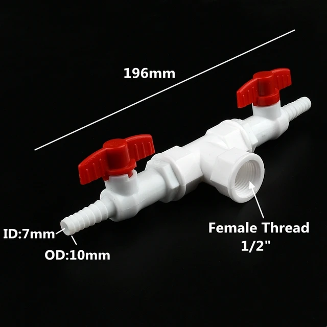 1Set Műanyag Háromirányú Pagoda Golyószelep Három Kimeneti Golyó Szelep 20 Mm -Es Pvc Cső A Tömlőkapcsoló 10 Dupla Vízelvezető Csatlakozóhoz - Image 5