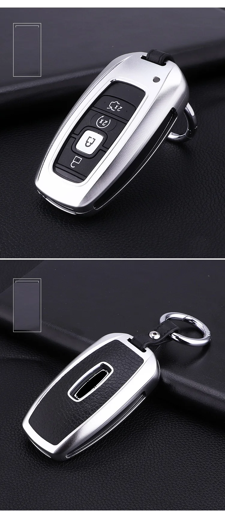 Алюминиевый сплав автомобильный ключ защитный чехол для Lincoln Navigator Nautilus MKZ непрерывтай MKX ключ крышка оболочки