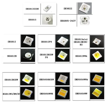 

Built-in IC LED Chips WS2812B SK6813 SK9822 SK6812 RGBW WWA SK6812P8 SK6805 2427 SK6812-4020 SIDE WS2812B MINI 3535 5050 RGBW
