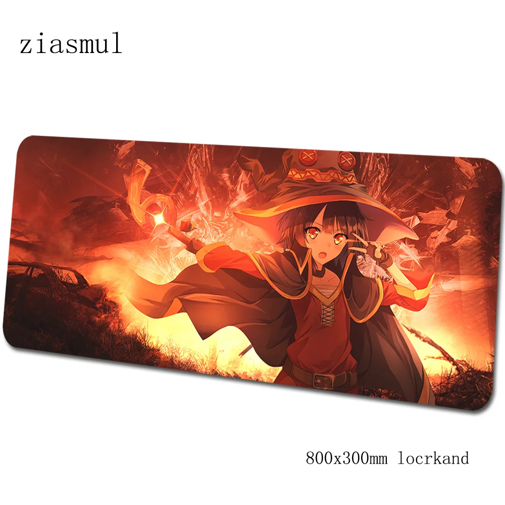 Megumin коврик для мыши геймерский толстый 800x300x3 мм notbook коврик для мыши игровой коврик для мыши большой Новое поступление коврик для мыши ПК настольный коврик для мыши - Цвет: pattern 3