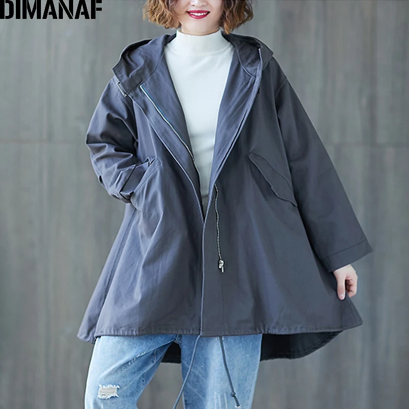 Greatest  DIMANAF Plus Size Women Bomber Jackets Coats Big Size Autumn Winter Zipper Casual Female Outerwear 