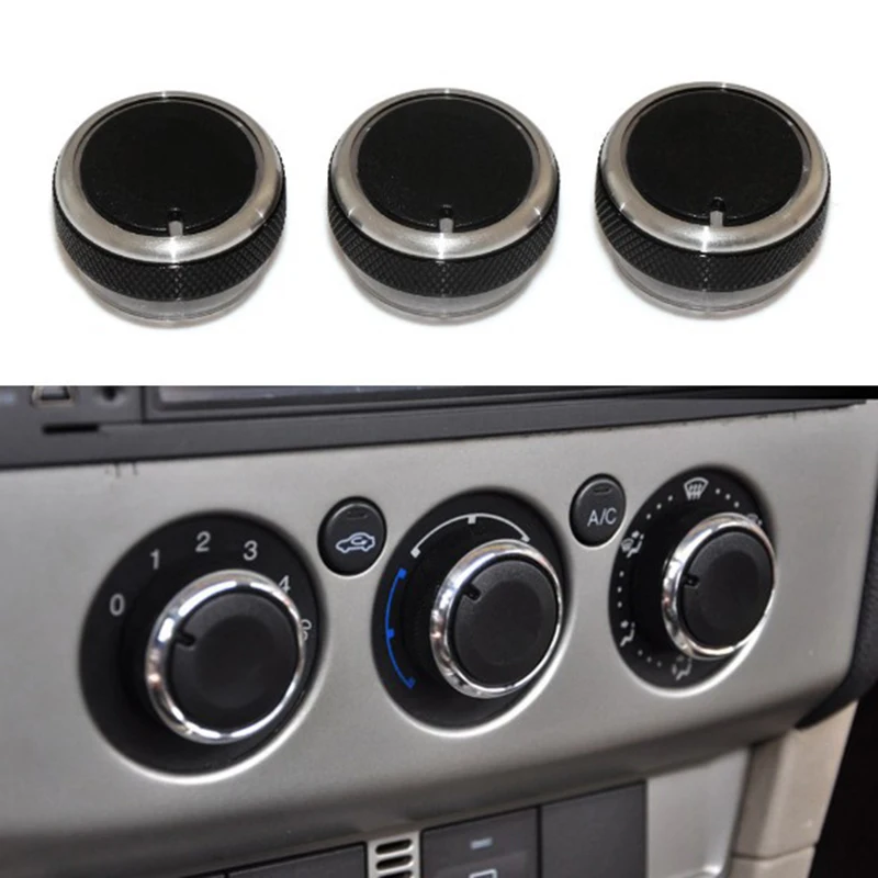 3 шт. автомобильный Кондиционер кнопочный переключатель для Ford Focus черный