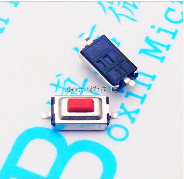 Бесплатная доставка 100 шт. 3*6*2 5 мм H SMD Красный кнопочный переключатель тактовый |